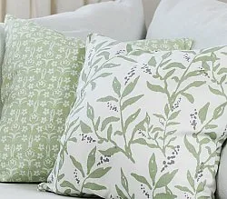 Kussensloop x 2 - Ella (groen)