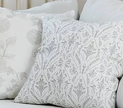 Kussensloop x 2 - Helmi (grijs)