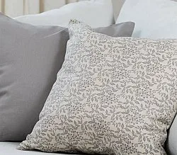 Kussensloop x 2 - Lilja (grijs)