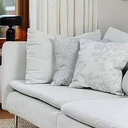 Kussensloop x 2 - Merja (grijs)