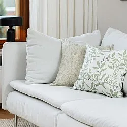 Kussensloop x 2 - Minna (groen)