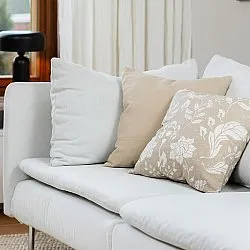 Kussensloop x 2 - Onni (beige)