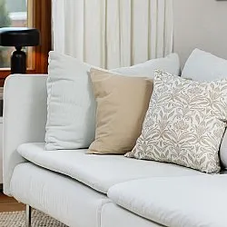 Kussensloop x 2 - Viola (beige)