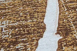 Rond vloerkleed - Lagos (bruin)