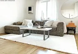 Hoogpolig vloerkleed - Cloud Super Soft (wit)