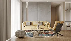 Rond vloerkleed - Linosa (multi)