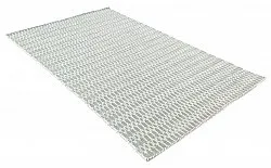 Wollen-vloerkleed - Long Stitch (grijs)