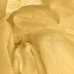 Gordijnen 2-pack - Linnenmix gordijn Lumira (oker)