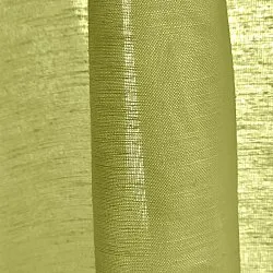 Gordijnen 2-pack - Linnenmix gordijn Lumira (groente)