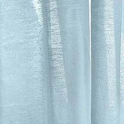 Gordijnen 2-pack - Linnenmix gordijn Lumira (lichtblauw)