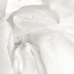 Gordijnen 2-pack - Linnenmix gordijn Lumira (wit)