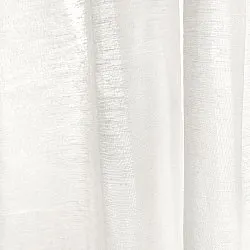 Gordijnen 2-pack - Linnenmix gordijn Lumira (wit)