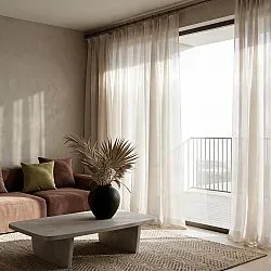 Gordijnen 2-pack - Linnenmix gordijn Lumira (room)