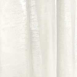 Gordijnen 2-pack - Linnenmix gordijn Lumira (wit)