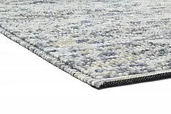 Wollen-vloerkleed - Luna (blauw)