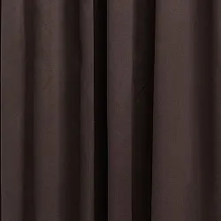 Gordijnen - Verduisteringsgordijnen Vida (donker bruin)