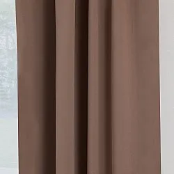 Gordijnen - Verduisteringsgordijnen Alina (coffee)