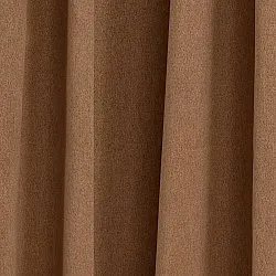 Gordijnen - Verduisteringsgordijnen Flora (bruin)