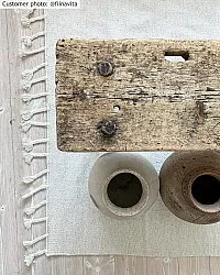 Wollen-vloerkleed - Malana (wit)