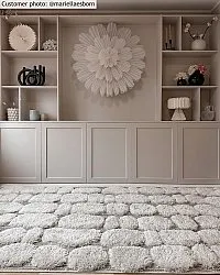 Hoogpolig vloerkleed - Fondi (grijs)