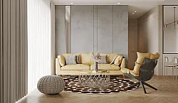 Rond vloerkleed - Marineo (bruin)