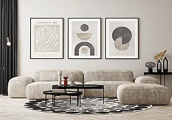 Rond vloerkleed - Marineo (grijs)