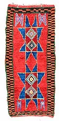 Marokkaanse Berber tapijt Boucherouite 315 x 120 cm