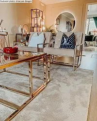 Hoogpolig vloerkleed - Aranga Super Soft Fur (grijs)