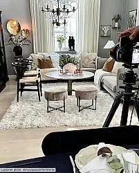 Hoogpolig vloerkleed - Janjira (wit)