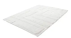 Hoogpolig vloerkleed - Alexa Natural Cotton Shaggy (offwhite)