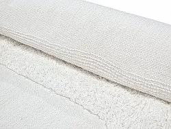 Hoogpolig vloerkleed - Alexa Natural Cotton Shaggy (offwhite)