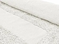 Ronde vloerkleden - Alexa Natural Cotton Shaggy (offwhite)