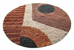 Ronde vloerkleden - Alpe Natural Cotton Shaggy (multi)