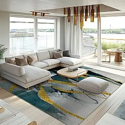 Wilton - Alvaro (blauw/wit/goud)