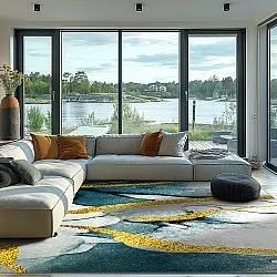 Wilton - Alvaro (blauw/wit/goud)