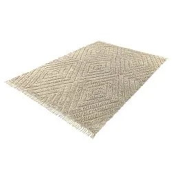 Hoogpolig vloerkleed - Amberley Natural Cotton Shaggy (beige)