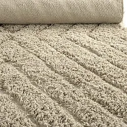 Hoogpolig vloerkleed - Amberley Natural Cotton Shaggy (beige)