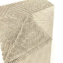 Hoogpolig vloerkleed - Amberley Natural Cotton Shaggy (beige)