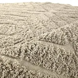 Ronde vloerkleden - Amberley Natural Cotton Shaggy (beige)