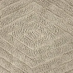 Ronde vloerkleden - Amberley Natural Cotton Shaggy (beige)