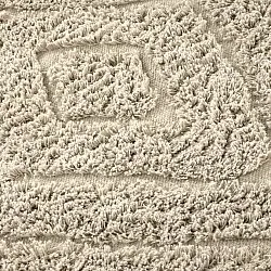 Ronde vloerkleden - Amberley Natural Cotton Shaggy (beige)