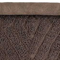 Ronde vloerkleden - Amberley Natural Cotton Shaggy (bruin)