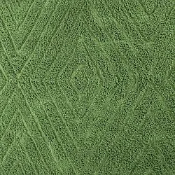 Hoogpolig vloerkleed - Amberley Natural Cotton Shaggy (groente)