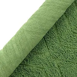 Ronde vloerkleden - Amberley Natural Cotton Shaggy (groente)