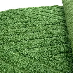 Ronde vloerkleden - Amberley Natural Cotton Shaggy (groente)