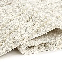 Hoogpolig vloerkleed - Amberley Natural Cotton Shaggy (gebroken wit)