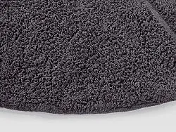 Ronde vloerkleden - Andrea Natural Cotton Shaggy (zwart)