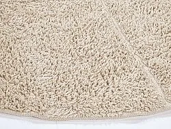 Ronde vloerkleden - Andrea Natural Cotton Shaggy (beige)