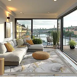 Wilton - Attika (grijs/wit/goud)