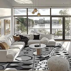 Wilton - Avent (beige/zwart)